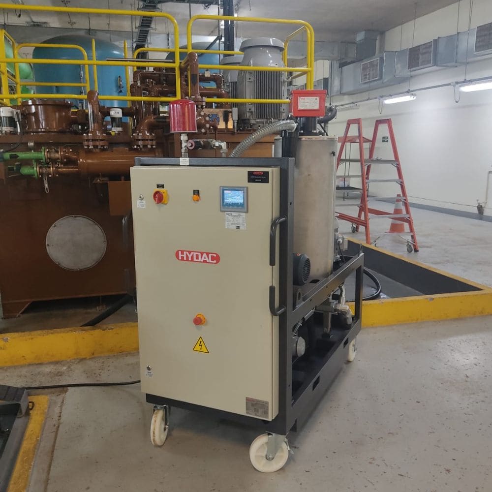 Filtracao de oleo industrial