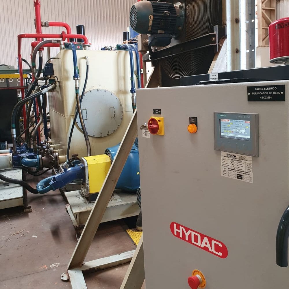 Filtracao de oleo em maquinas