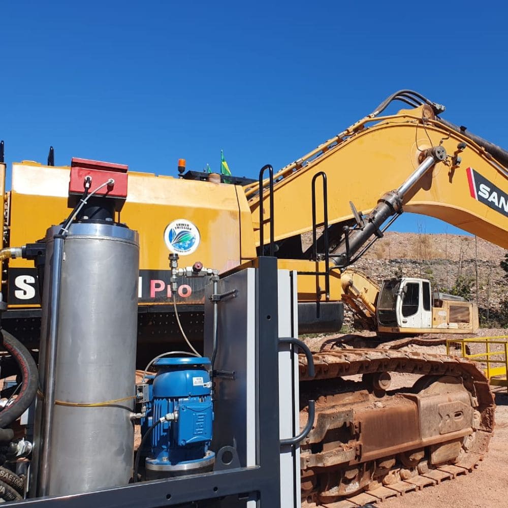 Filtracao de oleo em campo