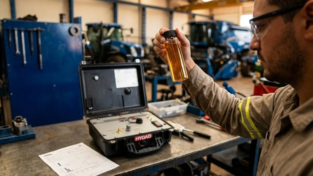 ISO 4406: como interpretar a classe de limpeza do óleo hidráulico