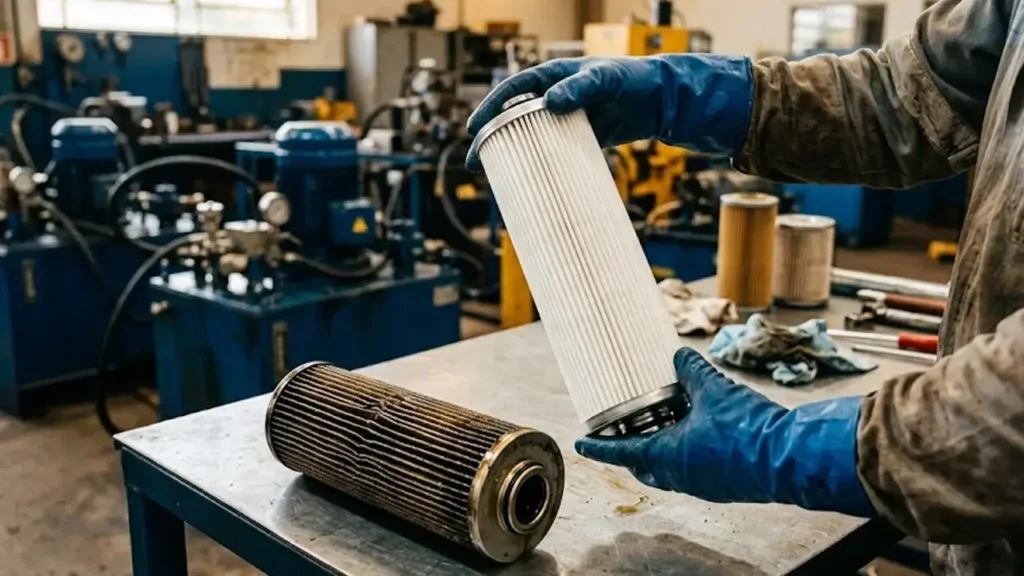 Elemento filtrante: quando trocar, como escolher e o que o beta ratio significa