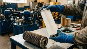 Elemento filtrante: quando trocar, como escolher e o que o beta ratio significa