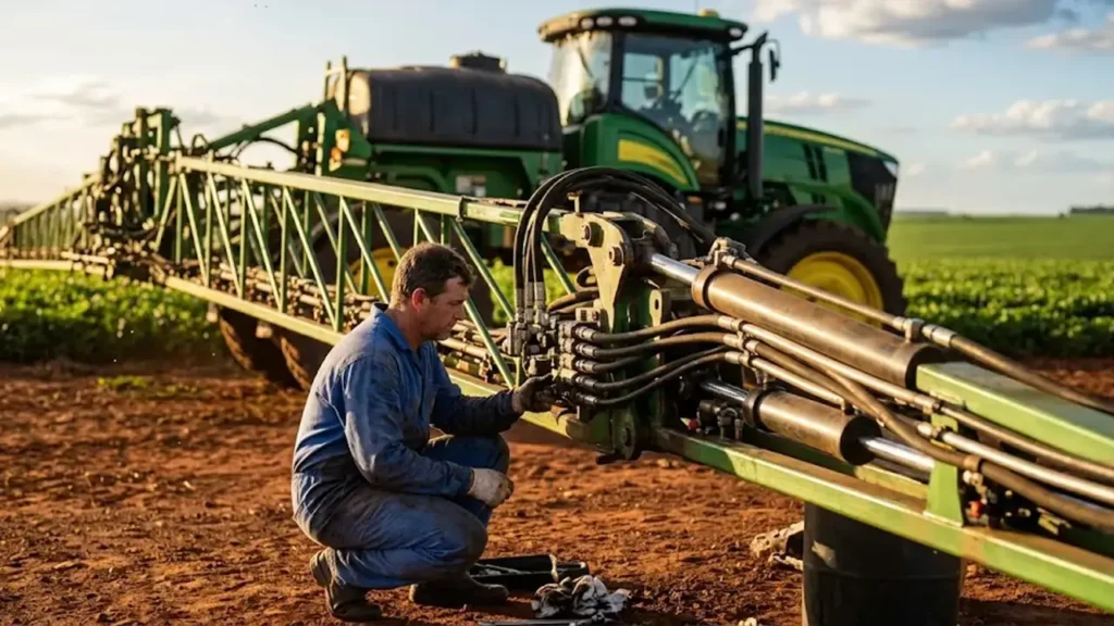 Manutenção hidráulica de pulverizador: checklist completo por sistema